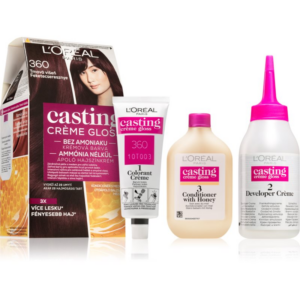 L’Oréal Paris Casting Creme Gloss fokozatosan kimosható helyszínező krém árnyalat 360 Black Cherry 1 db-Eredeti