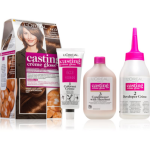 L’Oréal Paris Casting Creme Gloss fokozatosan kimosható helyszínező krém árnyalat 603 Chocolate Caramel 1 db-Eredeti