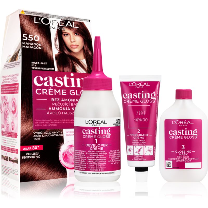 L’Oréal Paris Casting Creme Gloss hajfesték árnyalat 550 Mahagon 1 db