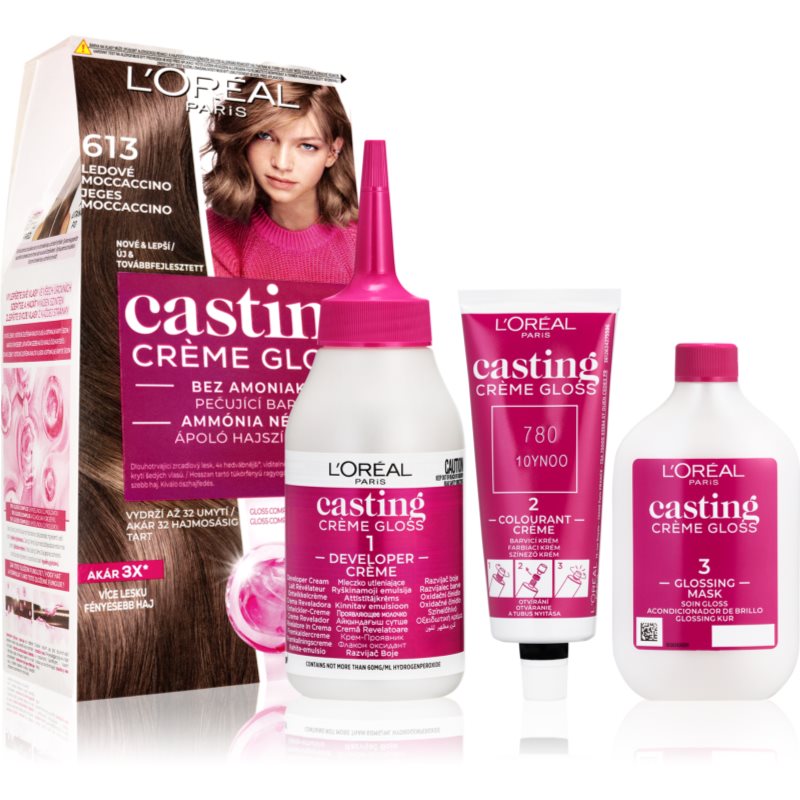 L’Oréal Paris Casting Creme Gloss hajfesték árnyalat 613 ICED MOCCACHINO 1 db