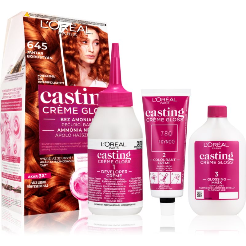 L’Oréal Paris Casting Creme Gloss hajfesték árnyalat 645 Jantar 1 db