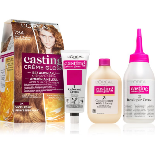 L’Oréal Paris Casting Creme Gloss hajfesték árnyalat 734 Golden Honey-Ár