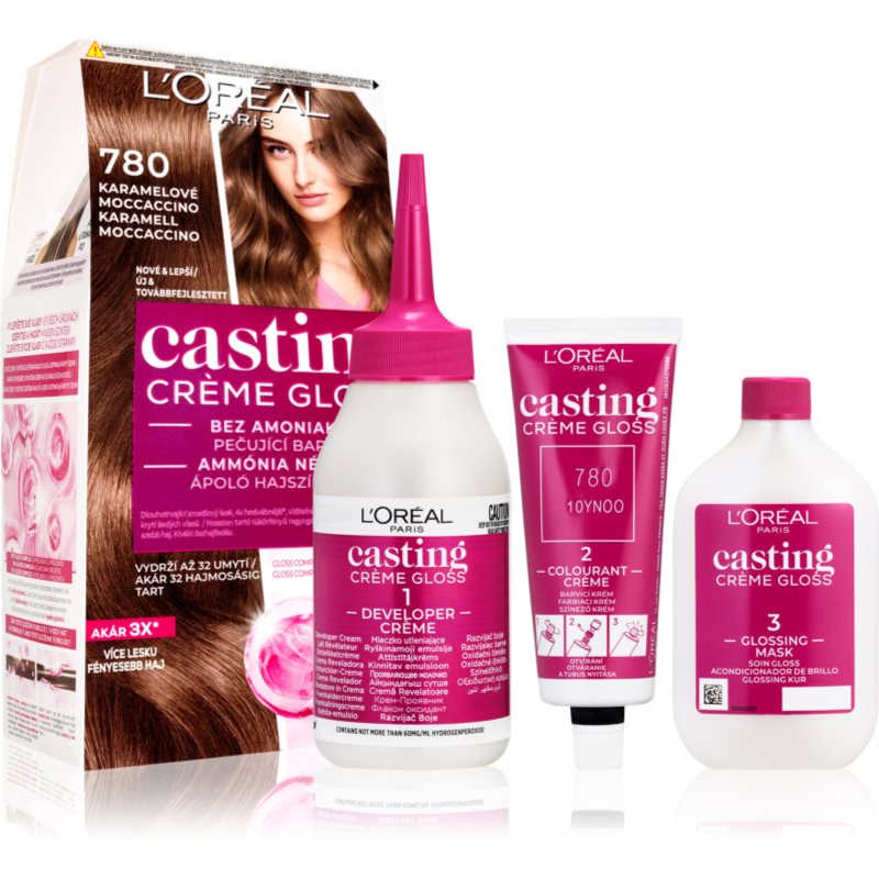 L’Oréal Paris Casting Creme Gloss hajfesték árnyalat 780 Caramel Moccacci 1 db