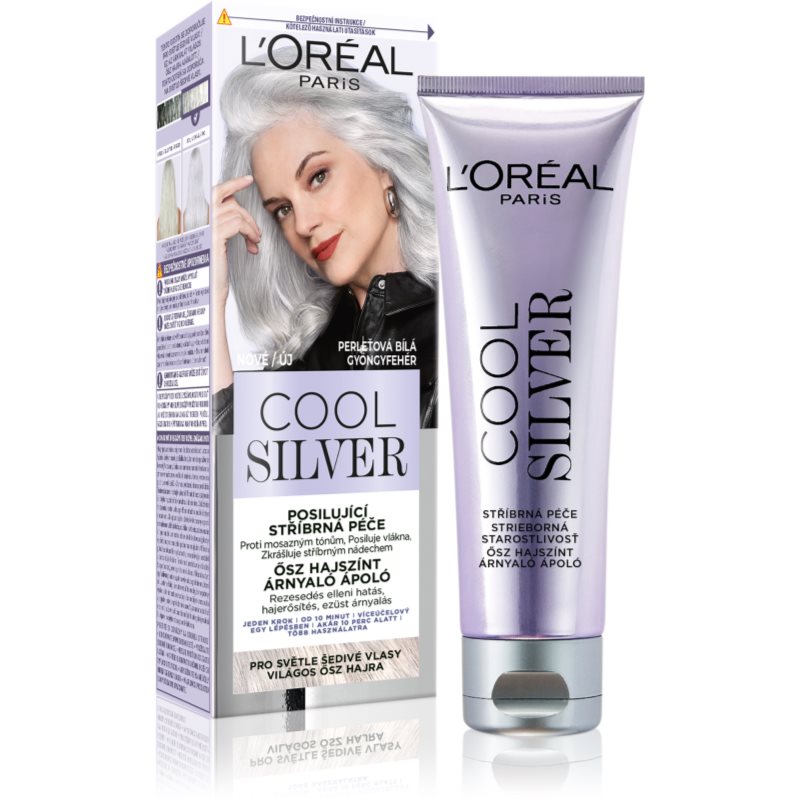 L’Oréal Paris Cool Silver hajfesték árnyalat Pearly White 2 1 db-ár