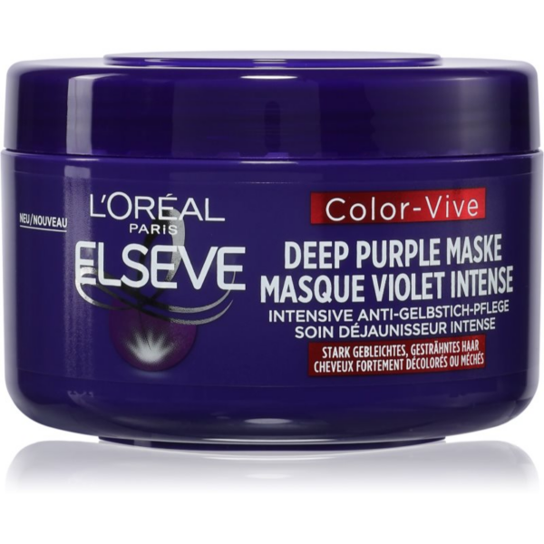 L’Oréal Paris Elseve Color-Vive Purple ápoló maszk semlegesíti a sárgás tónusokat 250 ml-Ár