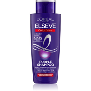 L’Oréal Paris Elseve Color-Vive Purple sampon a sárga tónusok neutralizálására 200 ml-Eredeti