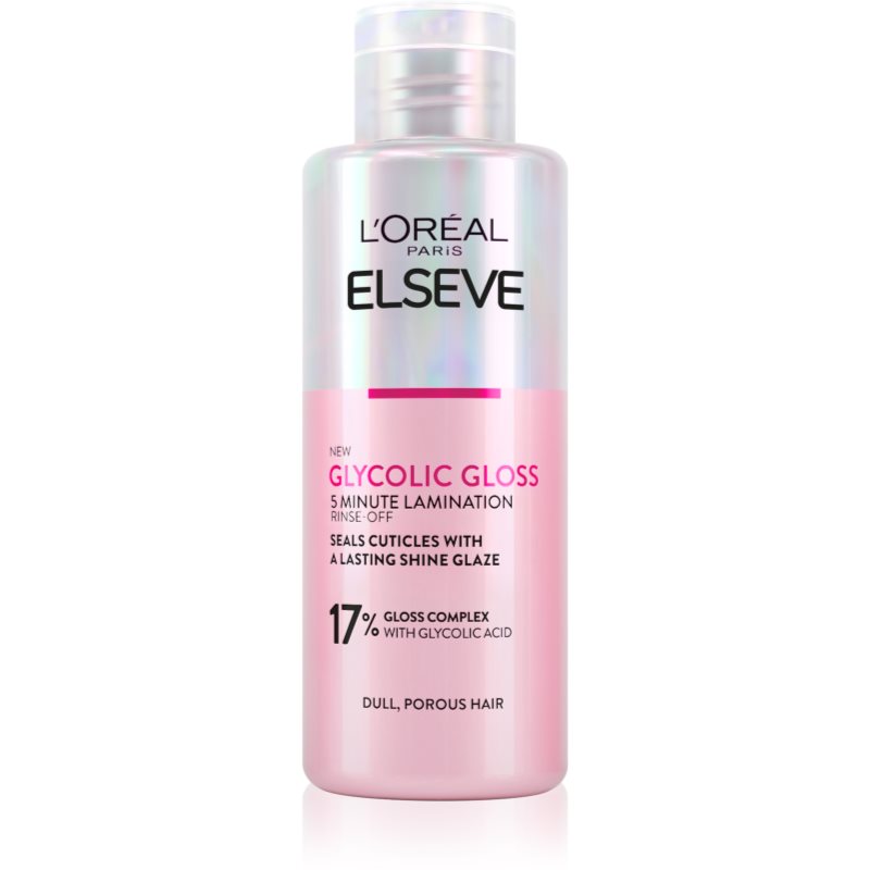 L’Oréal Paris Elseve Glycolic Gloss haj maszk a sérült haj kisimítására és helyreállítására 200 ml-Ár