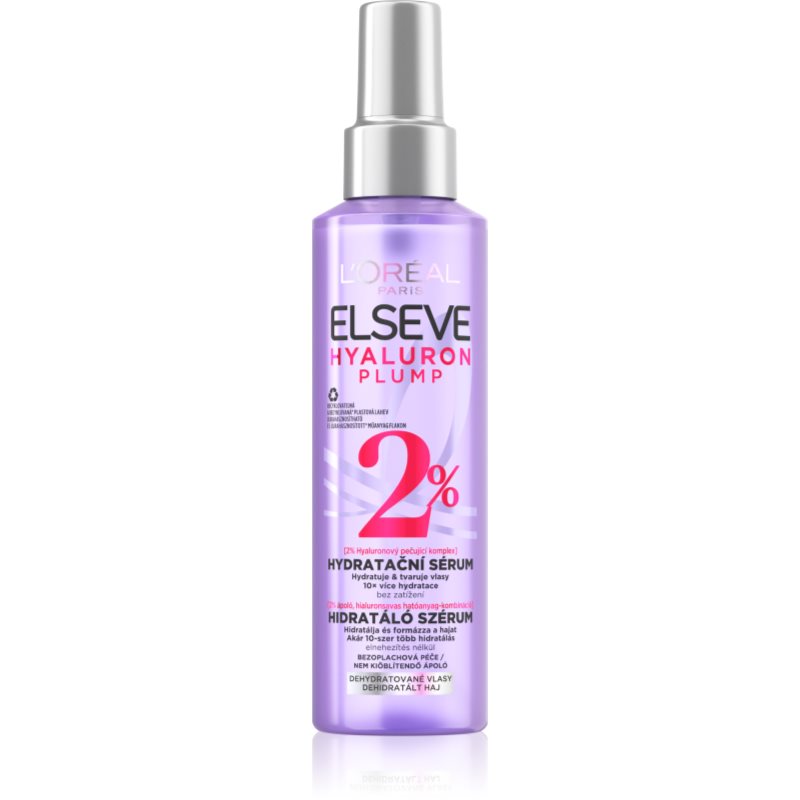 L’Oréal Paris Elseve Hyaluron Plump szérum a hajra hialuronsavval 150 ml-Ár