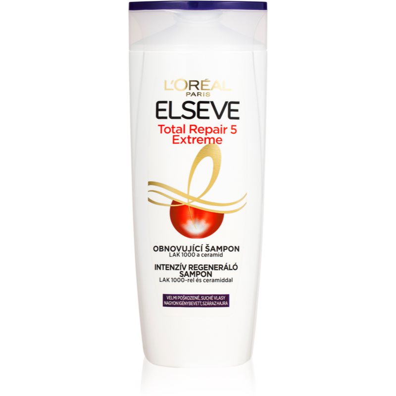 L’Oréal Paris Elseve Total Repair Extreme megújító sampon száraz és sérült hajra 250 ml-Ár