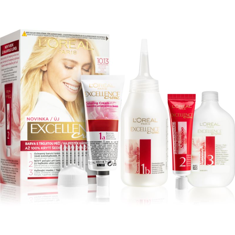 L’Oréal Paris Excellence Creme hajfesték árnyalat 10.13 1 db-Eredeti