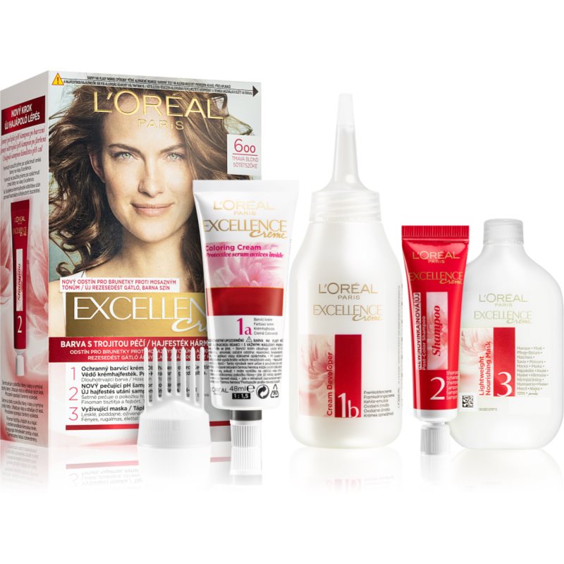 L’Oréal Paris Excellence Creme hajfesték árnyalat 600-Eredeti