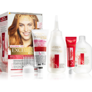 L’Oréal Paris Excellence Creme hajfesték árnyalat 7.43 Blonde Copper 1 db-Eredeti
