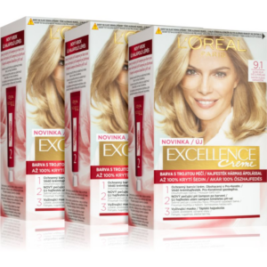 L’Oréal Paris Excellence Creme hajfesték takarékos kiszerelés árnyalat 9.1-ár