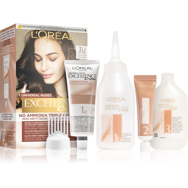 L’Oréal Paris Excellence Universal Nudes tartós hajfesték árnyalat 3U 1 db-Ár