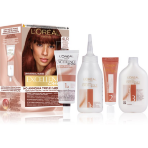 L’Oréal Paris Excellence Universal Nudes tartós hajfesték árnyalat 4UR Universal Dark Red 1 db-Ár