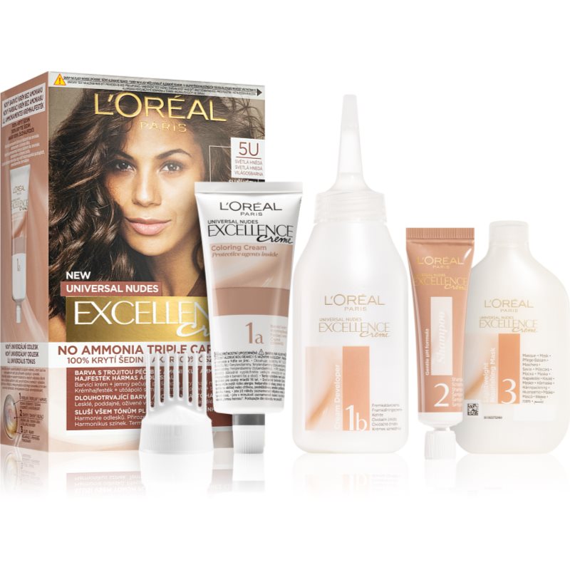 L’Oréal Paris Excellence Universal Nudes tartós hajfesték árnyalat 5U 1 db-Ár