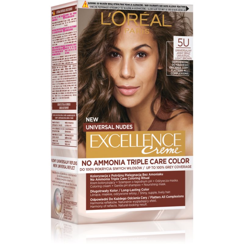 L’Oréal Paris Excellence Universal Nudes tartós hajfesték árnyalat 5U 1 db-ár