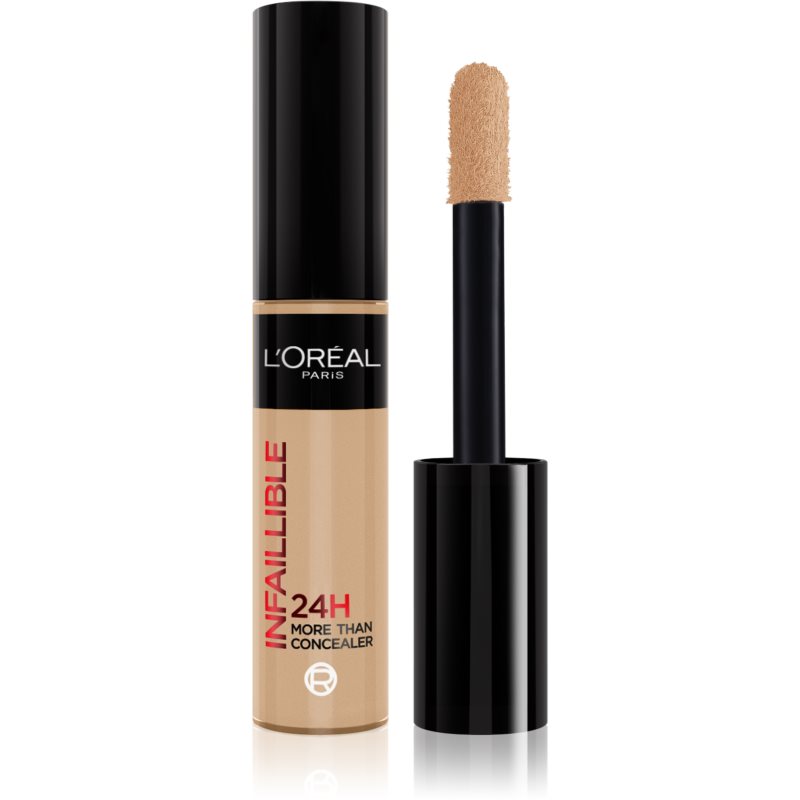 L’Oréal Paris Infaillible 24h More Than Concealer fedő korrektor matt hatással árnyalat 329 Cashew 11 ml-Eredeti