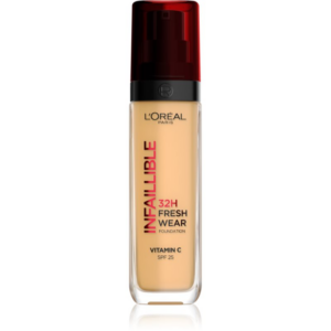L’Oréal Paris Infaillible 32H Fresh Wear tartós folyékony alapozó árnyalat 140 Golden Beige 30 ml-Eredeti