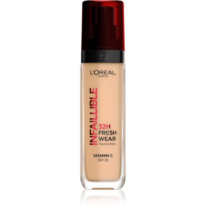 L’Oréal Paris Infaillible 32H Fresh Wear tartós folyékony alapozó árnyalat 220 Sable Sand 30 ml-Ár