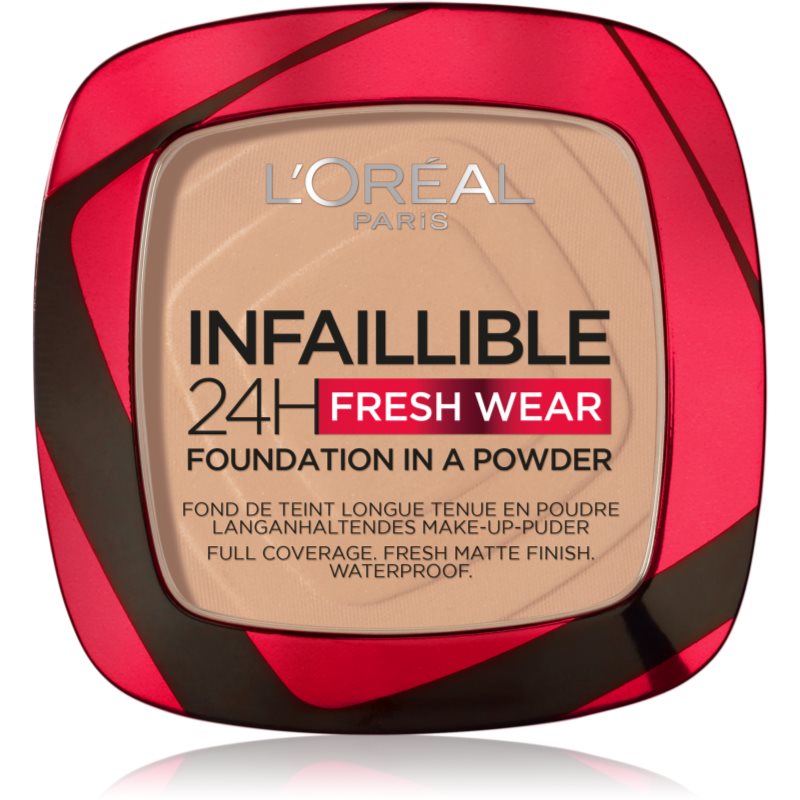 L’Oréal Paris Infaillible Fresh Wear 24h púderes make-up árnyalat 120 Vanilla 9 g-Ár