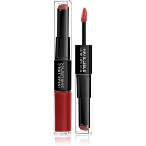 L’Oréal Paris Infallible 24H hosszan tartó rúzs és ajakfény 2 az 1-ben árnyalat 502 Red To Stay 5