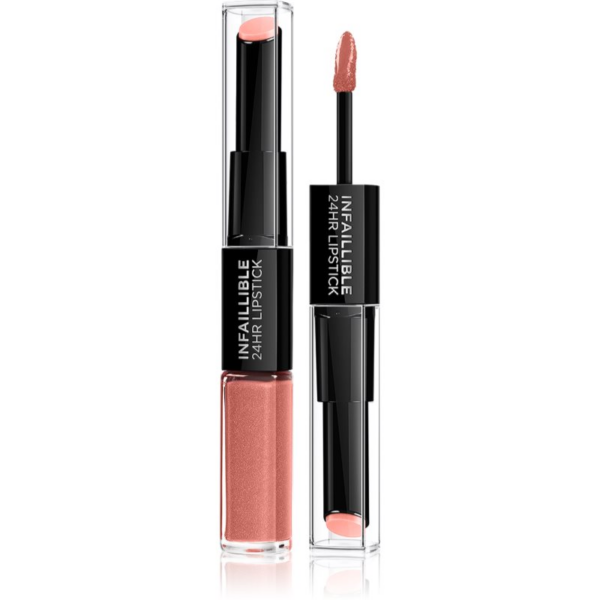 L’Oréal Paris Infallible hosszan tartó rúzs és ajakfény 2 az 1-ben árnyalat 312 Incessant Russet 5 ml-Ár
