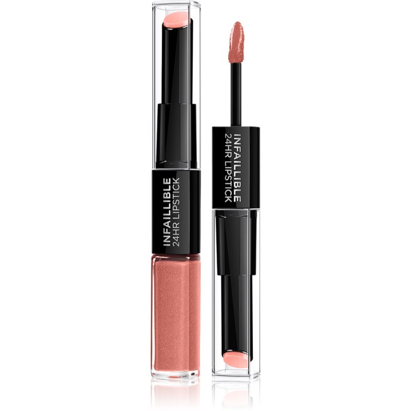 L’Oréal Paris Infallible hosszan tartó rúzs és ajakfény 2 az 1-ben árnyalat 312 Incessant Russet 5 ml-Ár