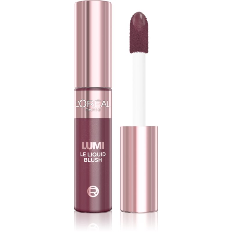 L’Oréal Paris Lumi Glowy Blush folyékony arcpirosító árnyalat 645 Cool Berry 11 ml