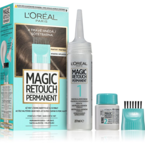 L’Oréal Paris Magic Retouch Permanent tonizáló festék a lenőtt hajra applikátorral árnyalat 4 DARK BROWN-Ár