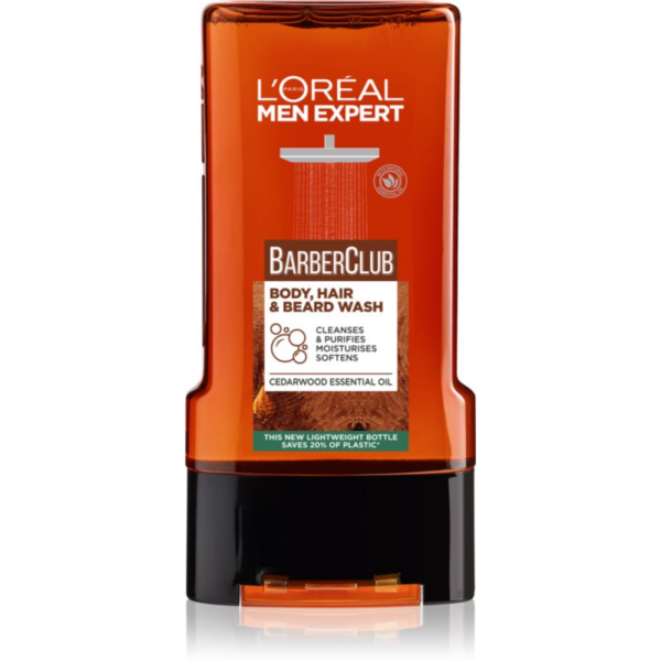 L’Oréal Paris Men Expert Barber Club fürdőgél férfiaknak hajra
