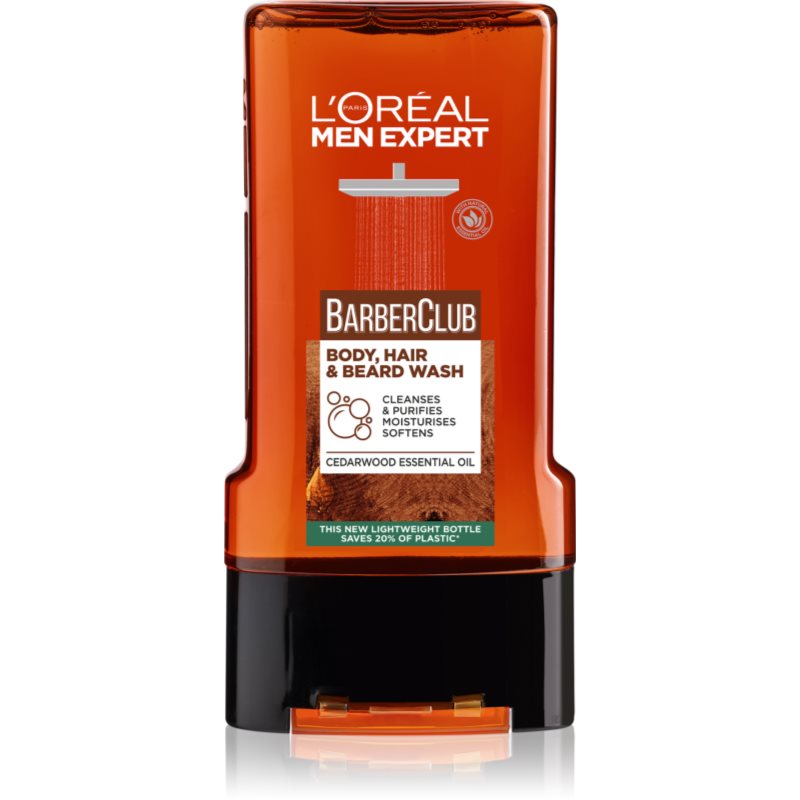 L’Oréal Paris Men Expert Barber Club fürdőgél férfiaknak hajra