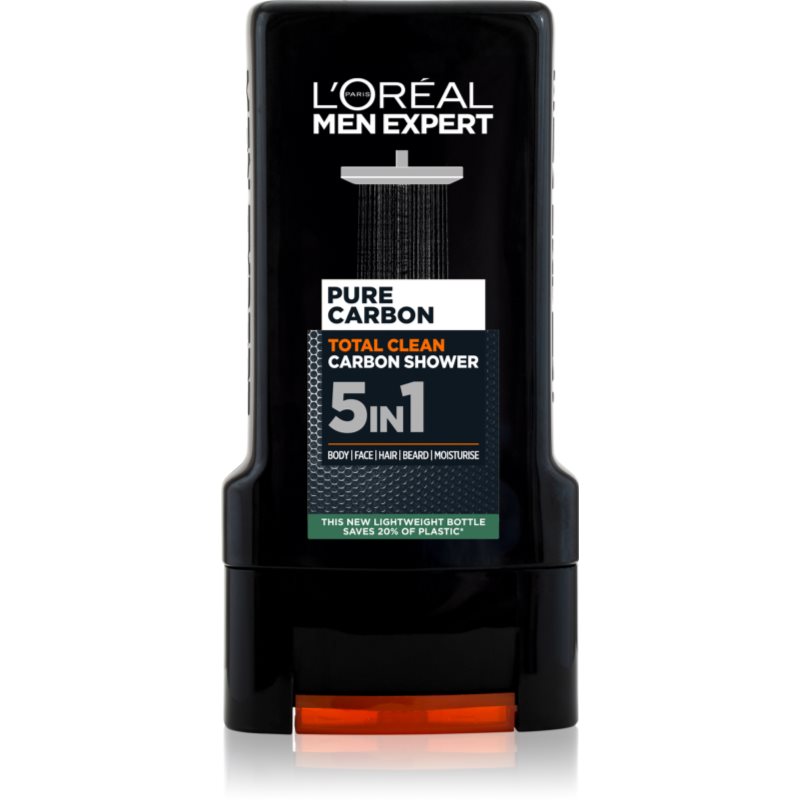 L’Oréal Paris Men Expert Pure Carbon tusfürdő gél 5 in 1 300 ml-Eredeti