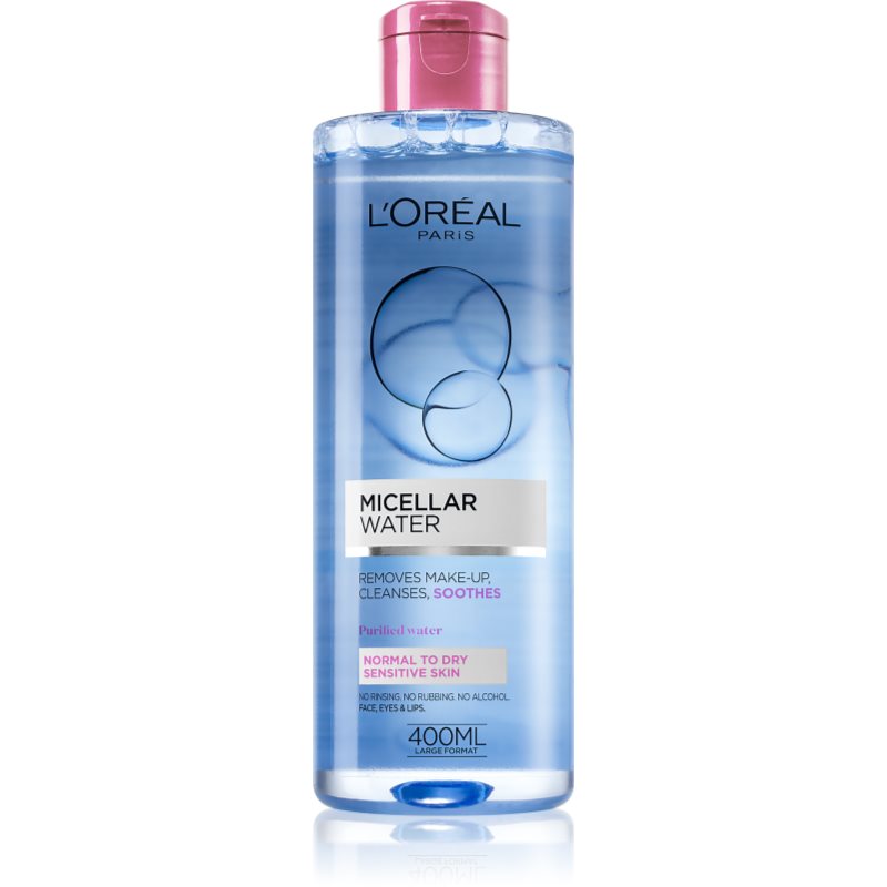 L’Oréal Paris Micellar Water micellás víz normál és száraz érzékeny bőrre 400 ml-Eredeti