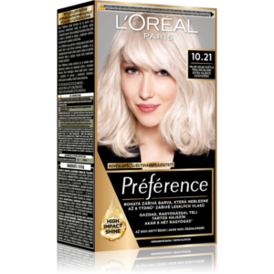 L’Oréal Paris Préférence hajfesték árnyalat 10.21 Super Light Pearl Blonde-Eredeti