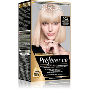 L’Oréal Paris Préférence hajfesték árnyalat 102 Extremely Light Iridescent Blond 1 db-Ár