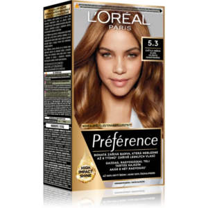 L’Oréal Paris Préférence hajfesték árnyalat 5.3 Ligth Golden Brown 1 db-Eredeti