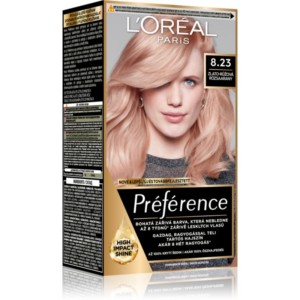 L’Oréal Paris Préférence hajfesték árnyalat 8.23 Medium Rose Gold 1 db-Eredeti