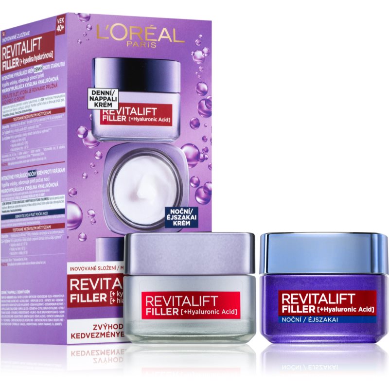 L’Oréal Paris Revitalift Filler nappali és éjszakai krém ráncok ellen hialuronsavval-Ár