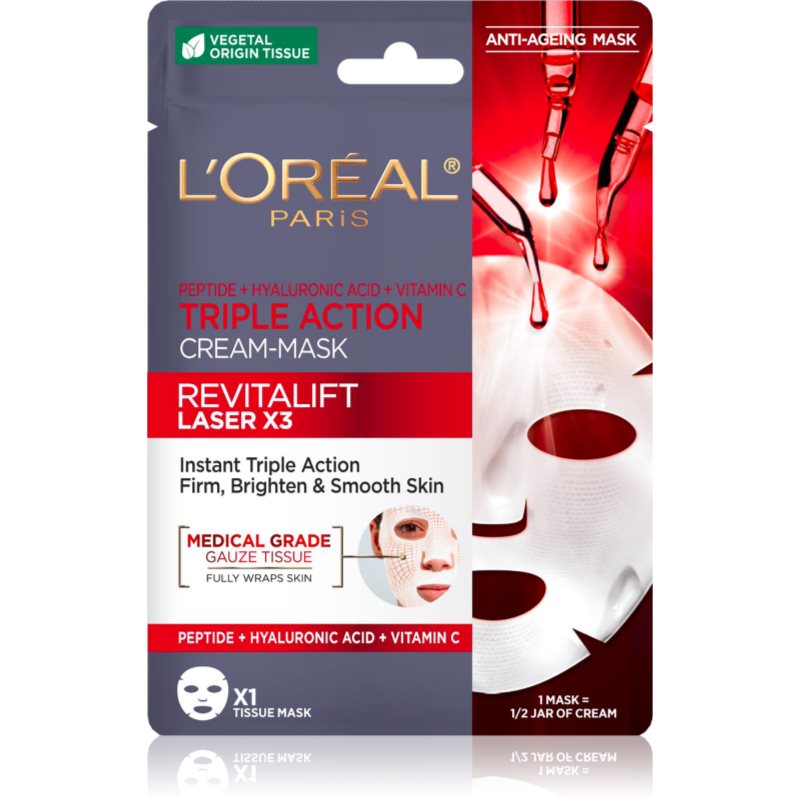 L’Oréal Paris Revitalift Laser X3 arcmaszk a bőröregedés ellen 28 g-Ár
