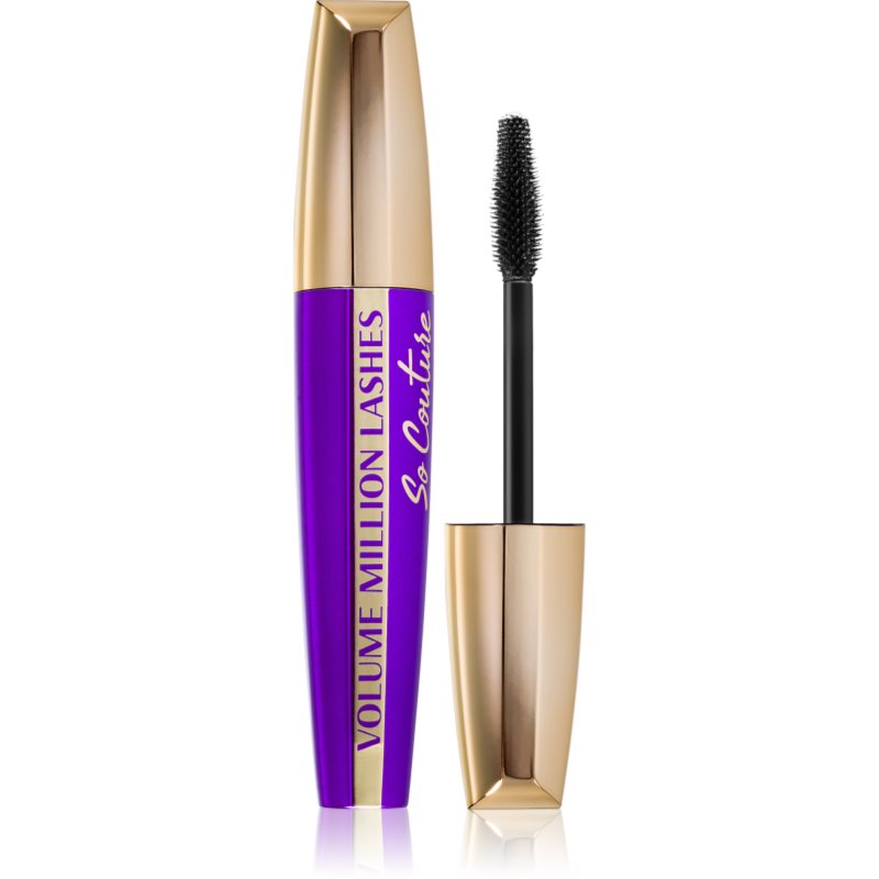 L’Oréal Paris Volume Million Lashes So Couture dúsító és göndörítő szempillaspirál árnyalat Black 9