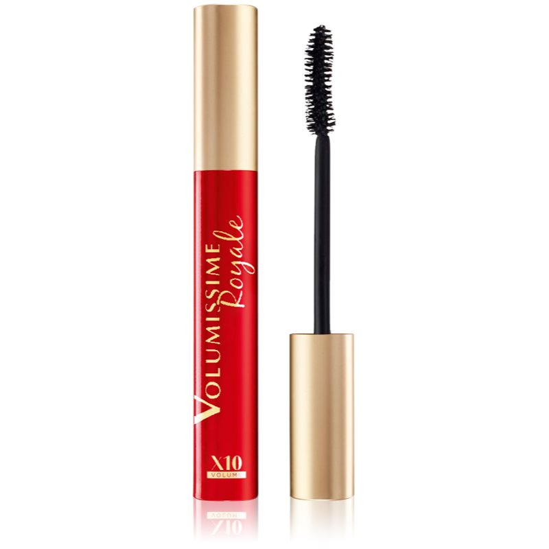 L’Oréal Paris Volumissime Royale tömegnövelő és szempilla-elválasztó szempillaspirál árnyalat Extra Black 7