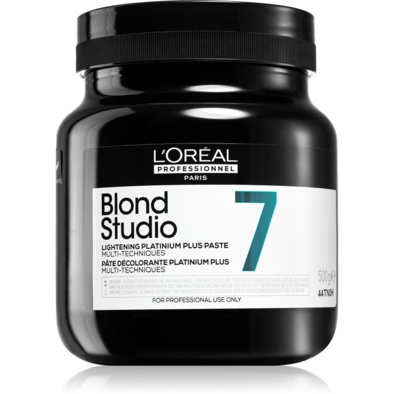 L’Oréal Professionnel Blond Studio Platinium Plus élénkítő krém a természetes vagy a festett hajra 500 g-Ár
