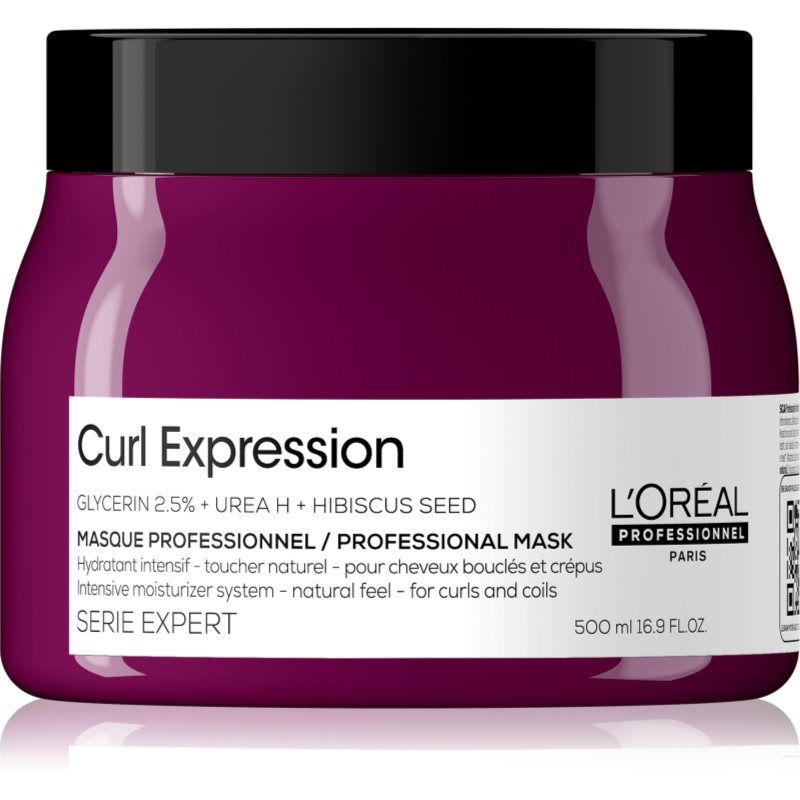 L’Oréal Professionnel Curl Expression intenzív hidratáló maszk a hullámos és göndör hajra 500 ml