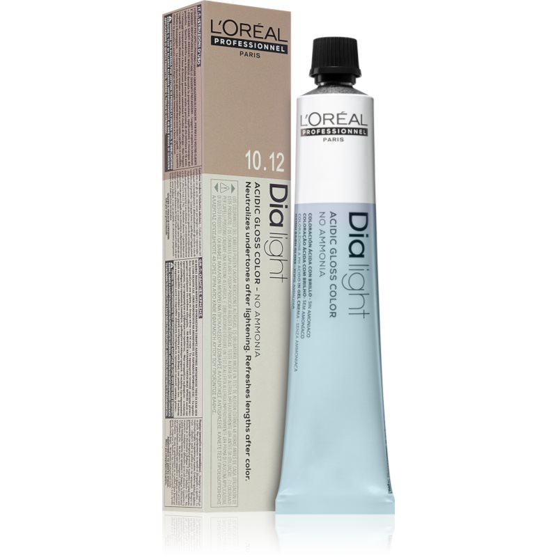L’Oréal Professionnel Dia Light tartós hajfesték ammónia nélkül árnyalat 10.12 50 ml-Ár