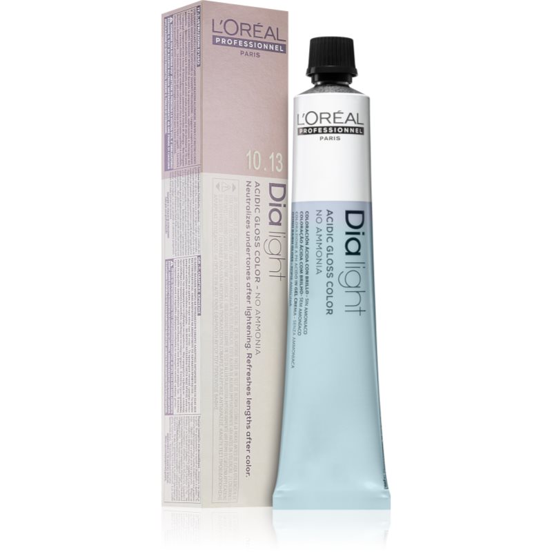 L’Oréal Professionnel Dia Light tartós hajfesték ammónia nélkül árnyalat 10.13 50 ml-Ár
