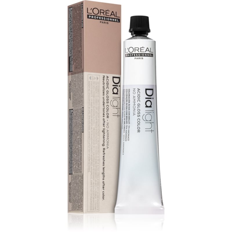 L’Oréal Professionnel Dia Light tartós hajfesték ammónia nélkül árnyalat 7.23 Biondo Iresé Dorato 50 ml-Ár