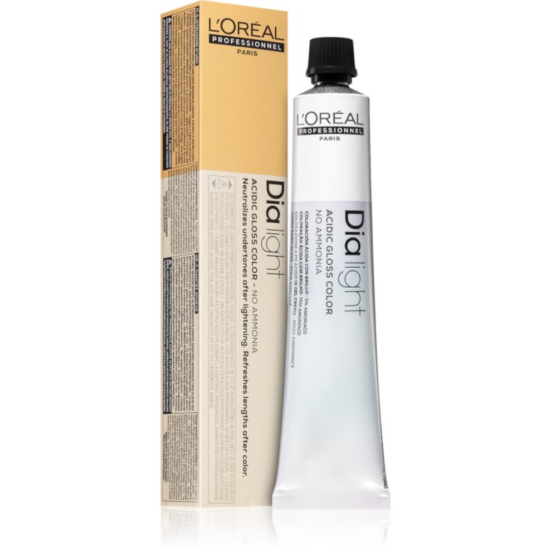 L’Oréal Professionnel Dia Light tartós hajfesték ammónia nélkül árnyalat 9.03 Milkshake Biondo Chiarissimo Leggermente Dorato 50 ml-Ár