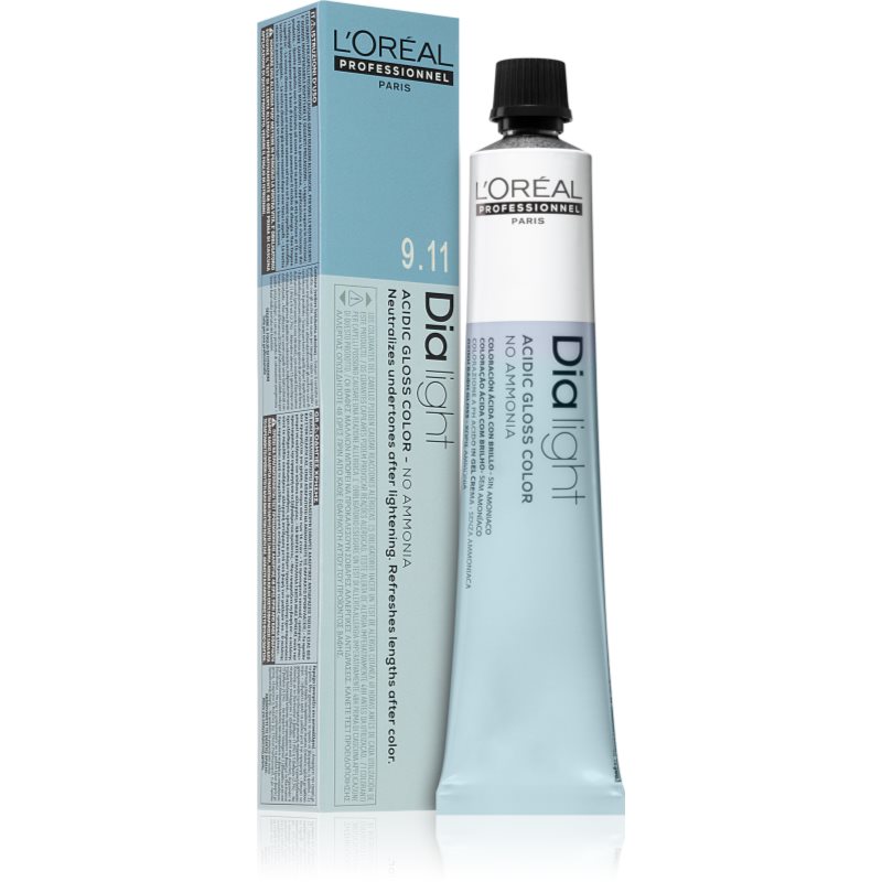 L’Oréal Professionnel Dia Light tartós hajfesték ammónia nélkül árnyalat 9.11 50 ml-Ár