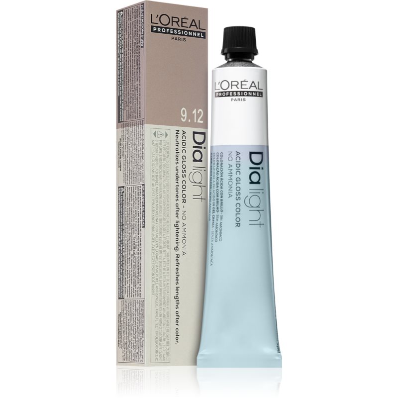 L’Oréal Professionnel Dia Light tartós hajfesték ammónia nélkül árnyalat 9.12 50 ml-Ár